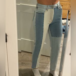 Pacsun patched jeans. Worn at most 3 times. Perfect quality